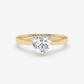 Classic Heart Solitaire Ring
