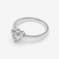 Classic Heart Solitaire Ring