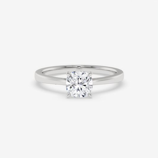 Cushion Solitaire Elegance Ring