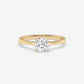 Cushion Solitaire Elegance Ring