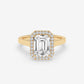 Imperial Edge Emerald Ring