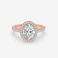 Starlight Halo Oval Ring