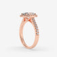 Starlight Halo Oval Ring