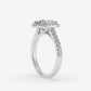 Starlight Halo Oval Ring