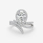 Aurora Twist Pear Ring