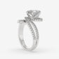 Aurora Twist Pear Ring