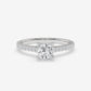 Princess Cut Pavé Diamond Ring