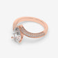 Sovereign Curve Pear Ring