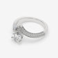 Sovereign Curve Pear Ring