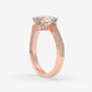 Sovereign Curve Pear Ring