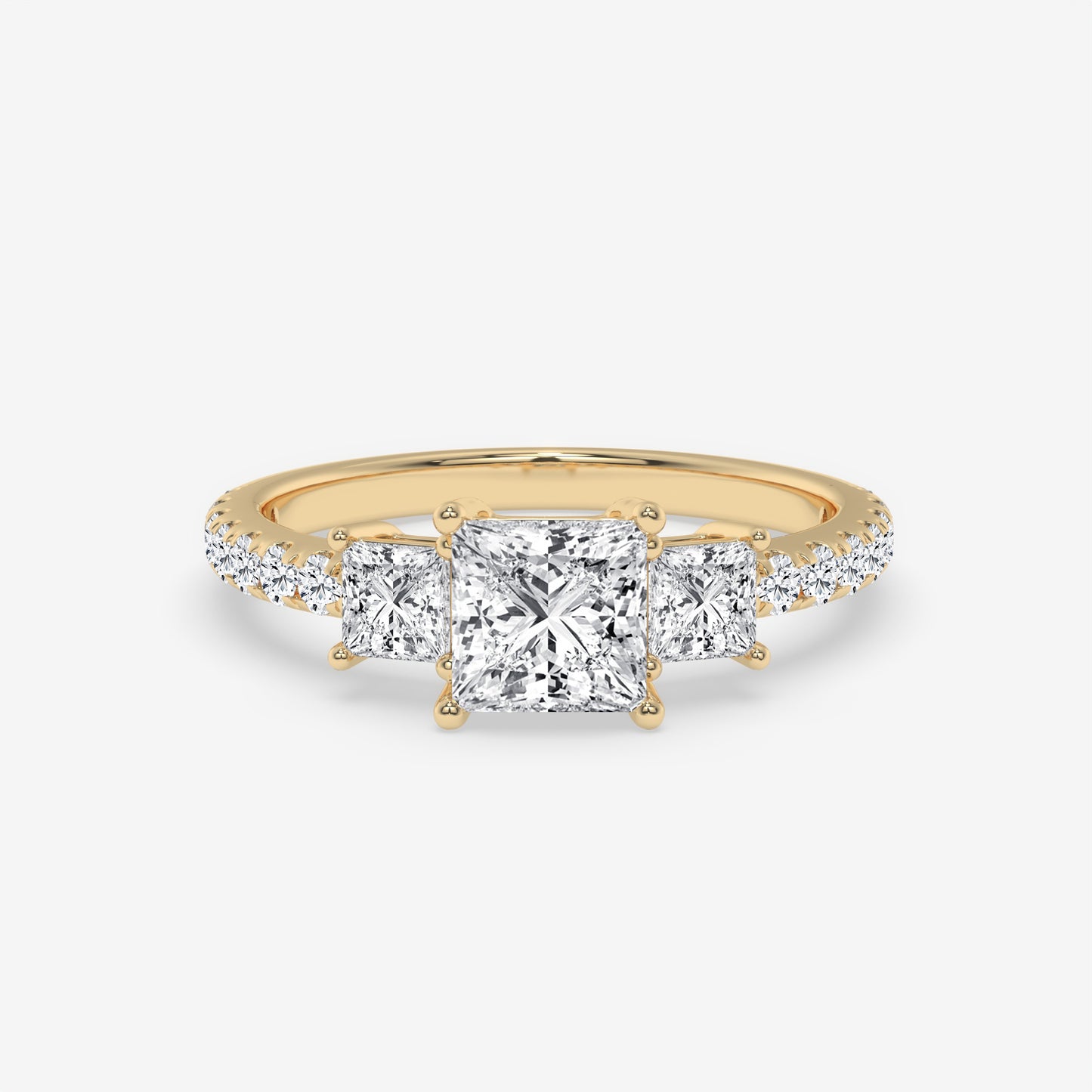 Royal Radiance Princess Trio Ring