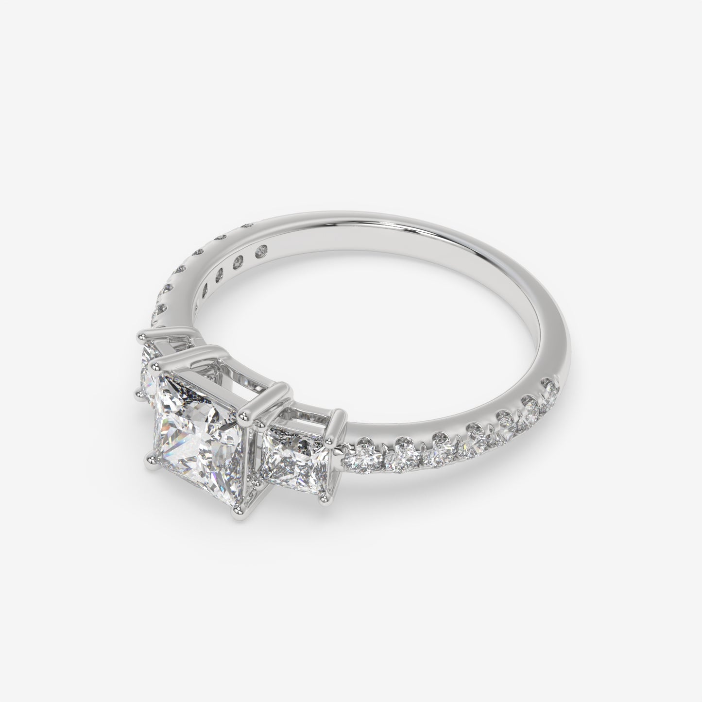 Royal Radiance Princess Trio Ring