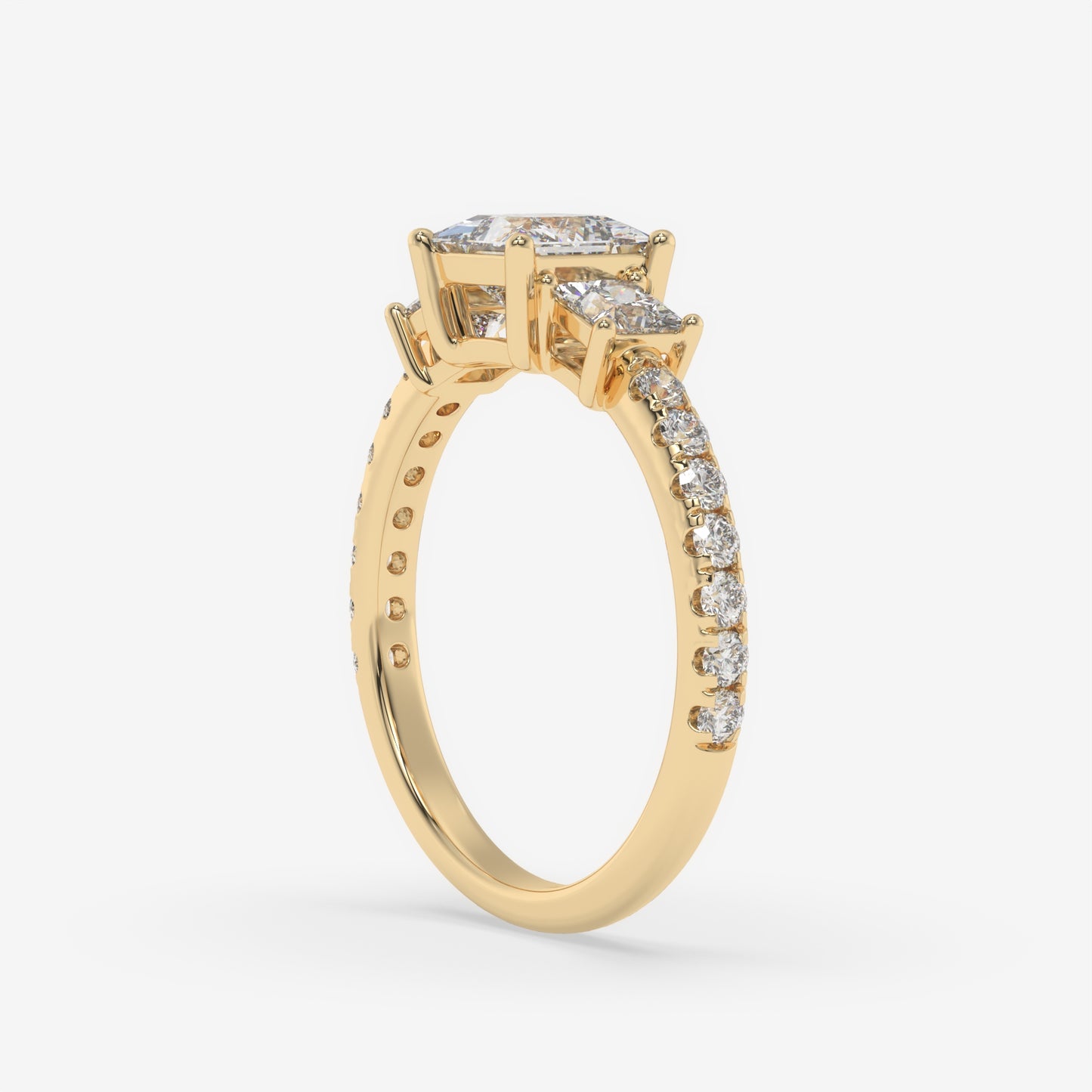 Royal Radiance Princess Trio Ring