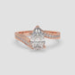 Sovereign Curve Pear Ring
