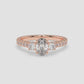 Aurora Oval Trinity Ring
