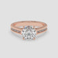 Radiance Channel Solitaire Ring - Round