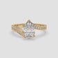 Sovereign Curve Pear Ring