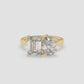 Dual Radiance Emerald & Pear Ring
