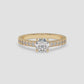 Channel-Set Diamond Engagement Ring - Round