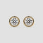 Luminous Bezel Round Diamond Studs