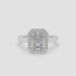Imperial Edge Emerald Ring