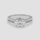 Radiance Channel Solitaire Ring - Round