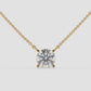 Classic Solitaire Diamond Necklace - Round