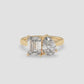 Dual Radiance Emerald & Pear Ring