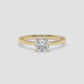 Cushion Solitaire Elegance Ring