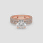 Regal Baguette & Round Diamond Engagement Ring
