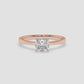 Cushion Solitaire Elegance Ring
