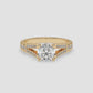 Radiant Splendor Split Shank Ring - Round