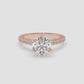 Classic Six-Prong Diamond Engagement Ring - Round