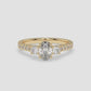 Aurora Oval Trinity Ring