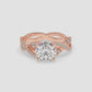 Twisting Elegance Diamond Ring - Round