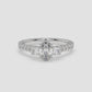 Aurora Oval Trinity Ring