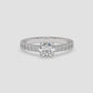 Channel-Set Diamond Engagement Ring - Round