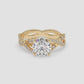 Twisting Elegance Diamond Ring - Round