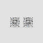 Cushion Cut Diamond Stud Earrings