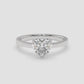 Classic Heart Solitaire Ring