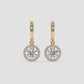 Eternal Halo Stud Earrings - Round