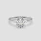 Aurora Oval Solitaire Ring