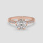 Celestial Bloom Ring - Round