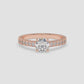 Channel-Set Diamond Engagement Ring - Round