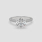 Classic Six-Prong Diamond Engagement Ring - Round