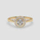 Marquise Cluster Halo Ring