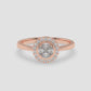 Marquise Cluster Halo Ring