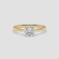 Cushion Solitaire Elegance Ring