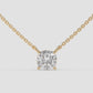 Cushion Cut Solitaire Pendant Necklace