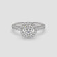 Eternal Halo Engagement Ring - Round
